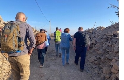 Le tremblement de terre au Maroc a causé de grands ravages. Image : Capture d'écran vidéo YouTube ShelterBox